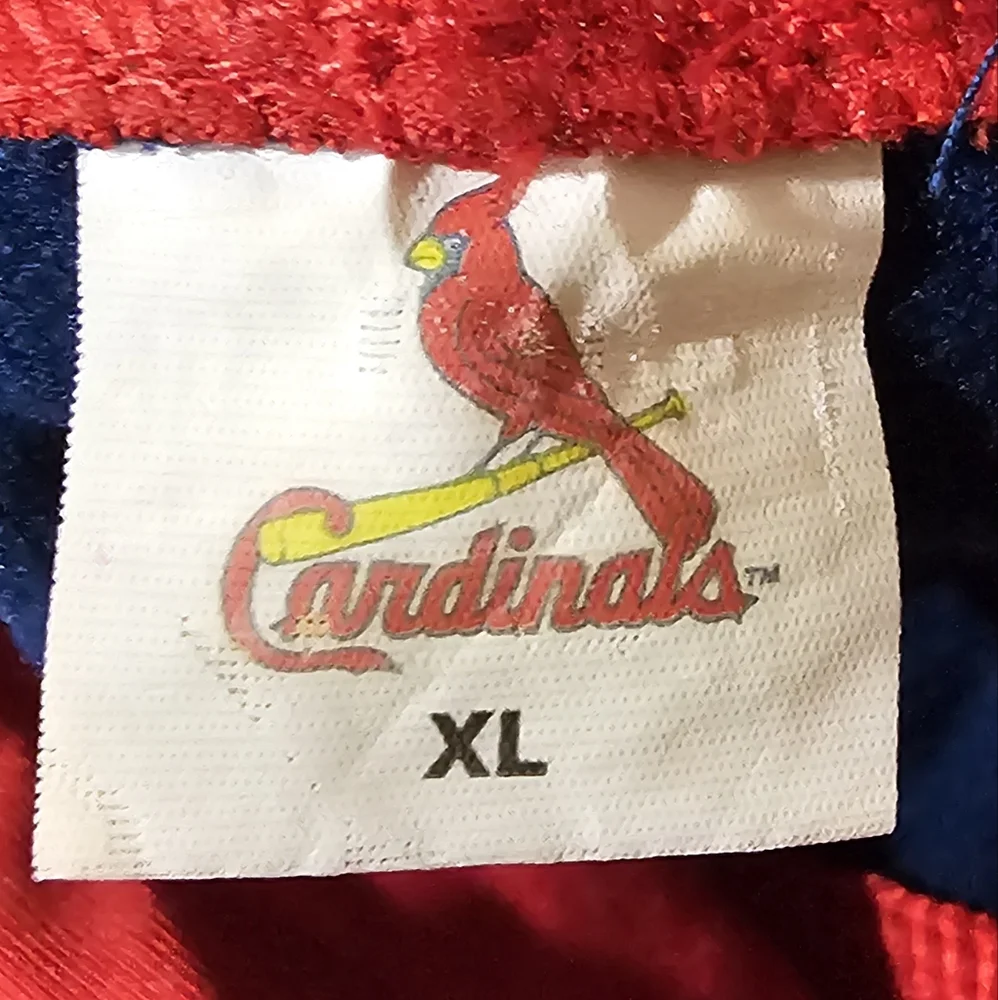Cardinals Red‎ and Blue Lightweight Hoodie Size XL
